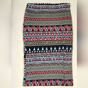 Multi color/pattern skirt